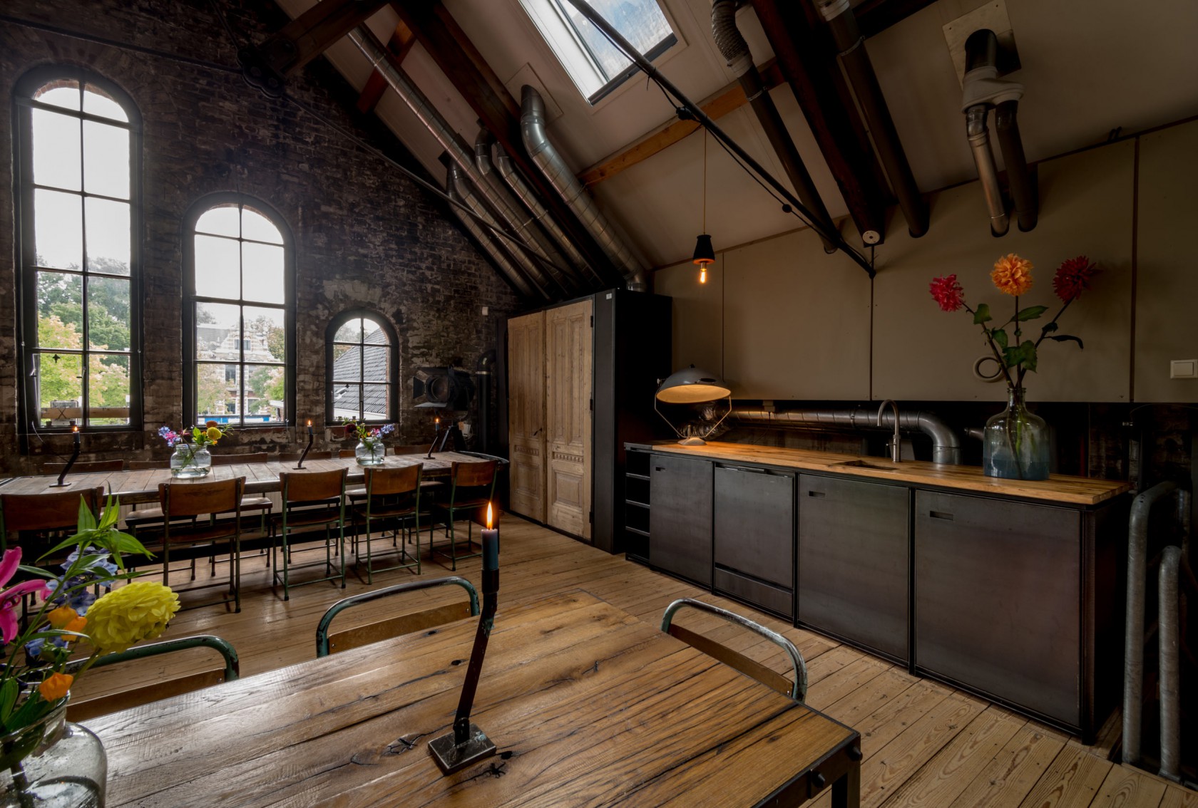Stalen keuken voor AMSTERDAM FLAVOURS - Hoop Amsterdam