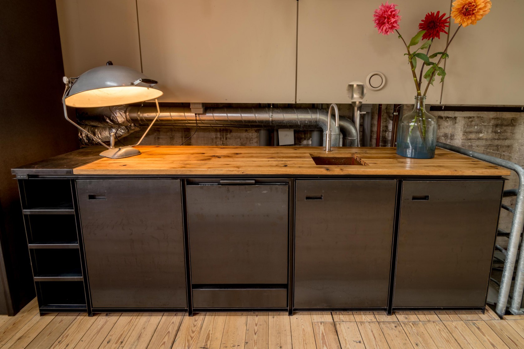 Leidinggevende Londen stereo Stalen keuken voor AMSTERDAM FLAVOURS - De Hoop Amsterdam